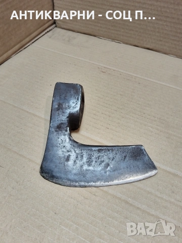 Соц Стара Ръчно Кована Брадва 1.050кг. НОМЕР 997., снимка 2 - Антикварни и старинни предмети - 53940012