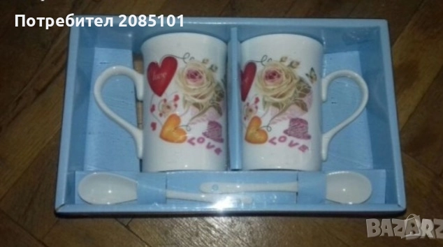 Нови чаши с лъжички