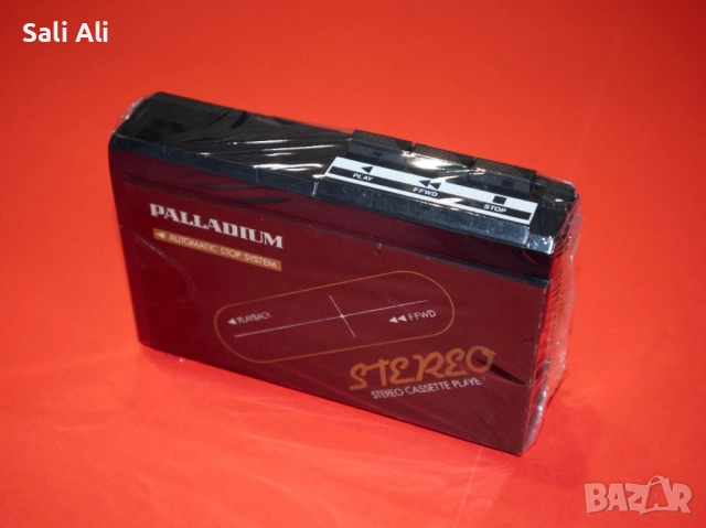 PALLADIUM Stereo Walkman 1970 ретро касетофон работещ, снимка 6 - Радиокасетофони, транзистори - 52666520
