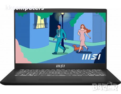 Лаптоп MSI Modern 14 C12M, 14.0", Full HD, Intel Core i3-1215U (0.9/4.4GHz, 10M), Intel UHD Graphics, снимка 2 - Лаптопи за работа - 46312151