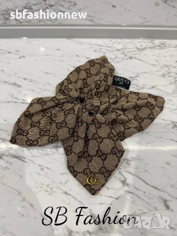 Gucci скрънчи и обеци, снимка 4 - Обеци - 53824428