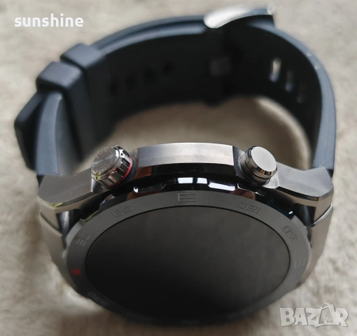 КАТО НОВ * Huawei Watch Ultimate Expedition (CLB‑B19) Black HNBR Strap , снимка 6 - Смарт часовници - 53244002