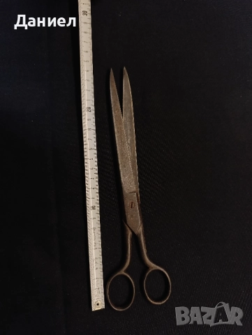 Стара шивашка ножица, снимка 4 - Антикварни и старинни предмети - 51628972