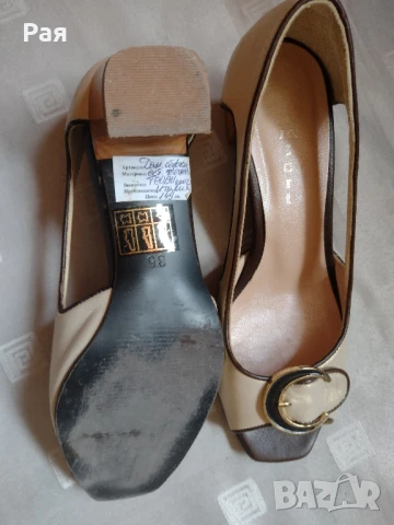 Дамски обувки 100 % кожа, снимка 8 - Дамски елегантни обувки - 50674006