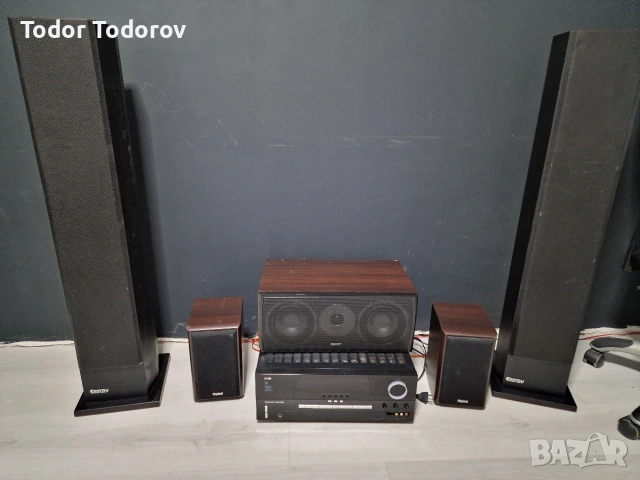 усилвател с тонколони, домашно кино