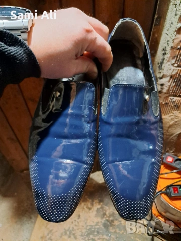 Мъжки лачени обувки (Loafers) SDF Shoes – Обувани само 2 пъти!, снимка 5 - Маратонки - 53932508