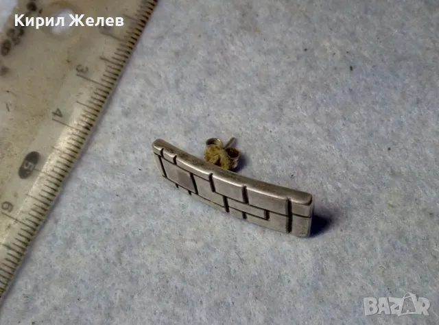СТИЛНО ФЕШЪН АРТ ОРНАМЕНТИРАНА СРЕБЪРНА ОБЕЦА СРЕБРО 925 ДИЗАЙНЕРСКА ИЗРАБОТКА 49863, снимка 2 - Обеци - 49757792