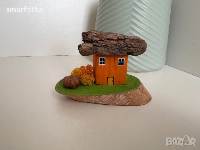 Дървени къщички, снимка 3 - Декорация за дома - 53911919