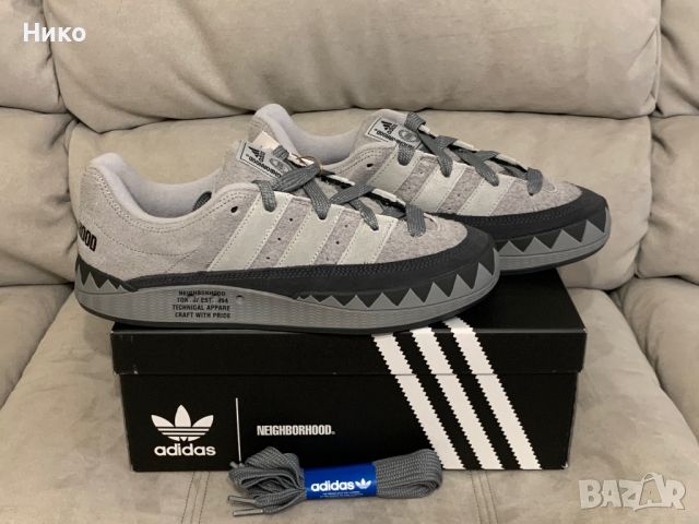 Adidas Neighborhood x Adimatic Charcoal Solid Grey, снимка 1 - Маратонки - 46613465