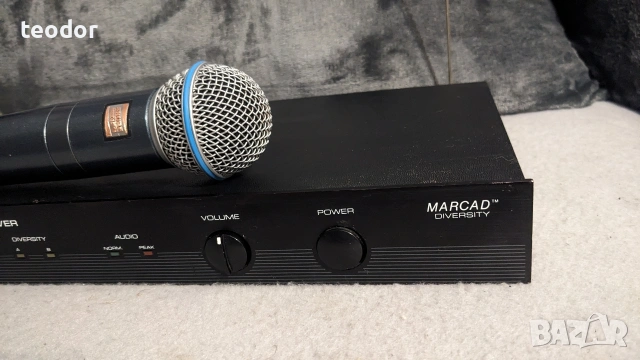 SHURE EC4 Beta58 USA-199.500Mhz, снимка 3 - Микрофони - 49525693