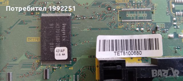 Main board TNP0EA017 8 (A). Свален от телевизор Panasonic TX-L32C20ES. Работещ със счупен дисплей, снимка 4 - Части и Платки - 46601451