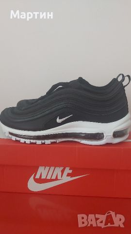 Nike Air Max 97 White Black - Номер 38, снимка 4 - Маратонки - 46329602