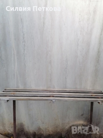 Елегантна пейка от стомана - ръчна изработка, снимка 2 - Градински мебели, декорация  - 52673991