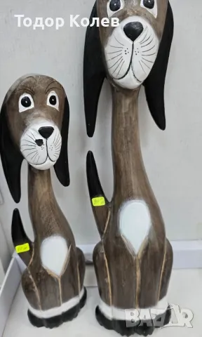 Кучета от дърво декорирани 