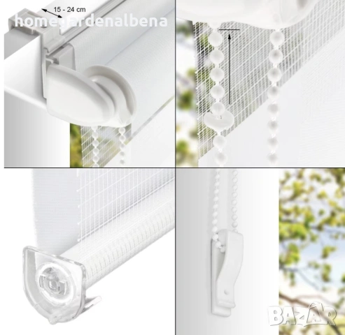 Двойни Ролетни Щори ECD | "Ден и Нощ" | Монтаж без Пробиване, снимка 15 - Щори - 54211742