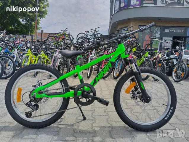 PASSATI Алуминиев велосипед 20" NINJA зелен, снимка 1