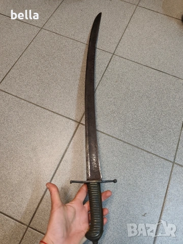 Автентична френска пехотна офицерска сабя, модел 1795 г., снимка 11 - Антикварни и старинни предмети - 54113412