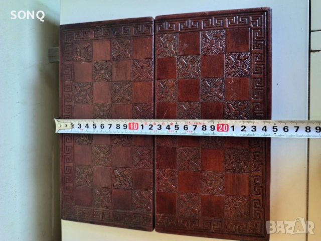 Стар Колекционерски Шах,Табла, снимка 14 - Антикварни и старинни предмети - 53838659