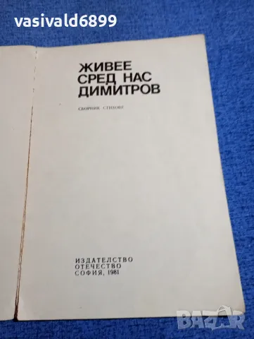 "Живее сред нас Димитров", снимка 4 - Българска литература - 48484289