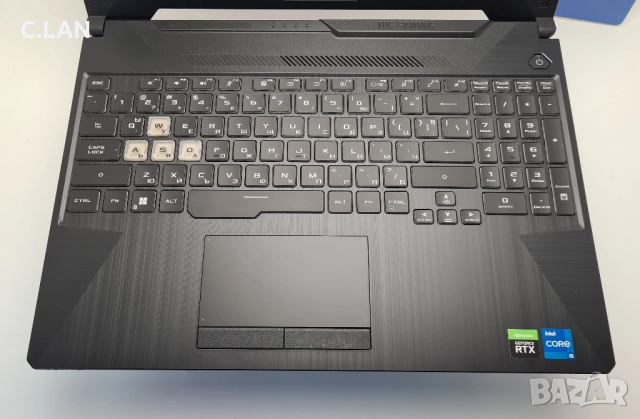 Asus Tuf Gaming 15 i5-11400H/16GB/512SSD/RTX 3050-4GB/FHD/Подсветка, снимка 9 - Лаптопи за игри - 52810852
