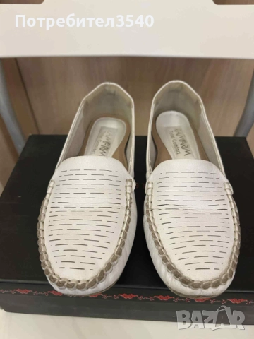 Бели мокасини Ramarim, снимка 4 - Дамски ежедневни обувки - 43352134