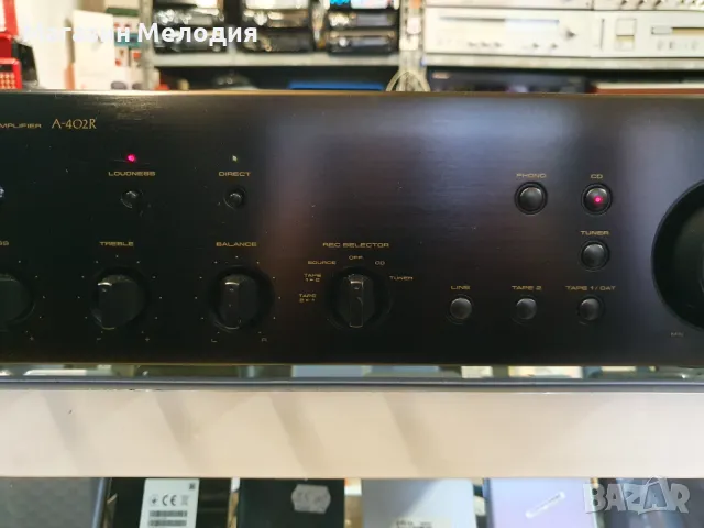 Усилвател Pioneer A-402R Две по 80 вата на 4 ома. В отлично техническо и визуално състояние., снимка 4 - Ресийвъри, усилватели, смесителни пултове - 47024062