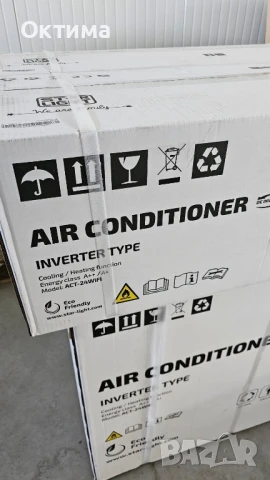 Инверторен климатик CONTER Breeze by Midea 12000 btu WiFi included, снимка 2 - Климатици - 51268508