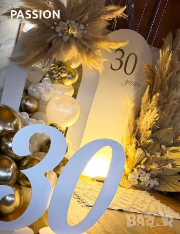 Украса за рожден ден, юбилей , снимка 2 - Декорация - 33683182