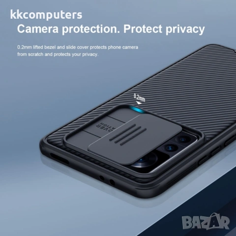 Xiaomi Redmi K50 Ultra 5G Удароустойчив NILLKIN CamShield Калъф и Протектор, снимка 4 - Калъфи, кейсове - 53267448