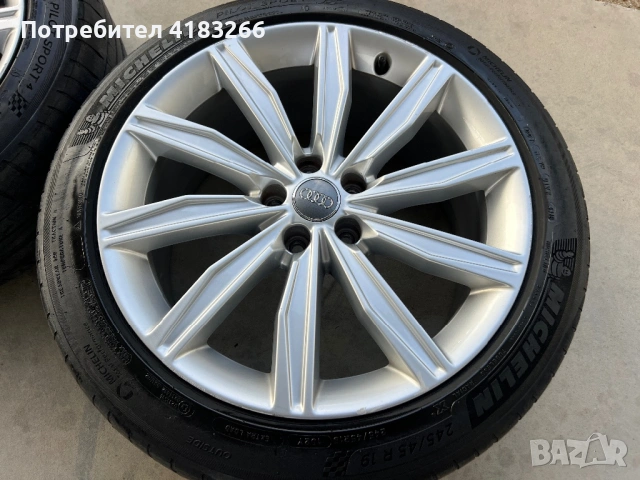 Оригинални джанти за АУДИ AUDI VW SEAT SKODA R19 5x112 ET40 8.5Jx19H2 ET40, снимка 5 - Гуми и джанти - 53032116