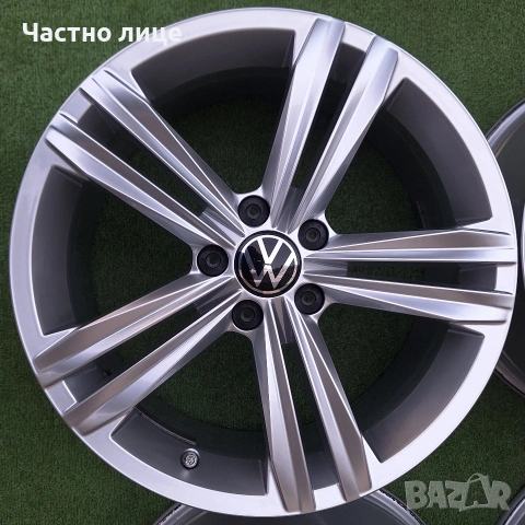 Продавам 4бр оригинални 18-ки джанти за Фолксваген Тигуан, Голф 5,6,7,8, Туран, Пасат, Ти-рок , снимка 4 - Гуми и джанти - 53877147