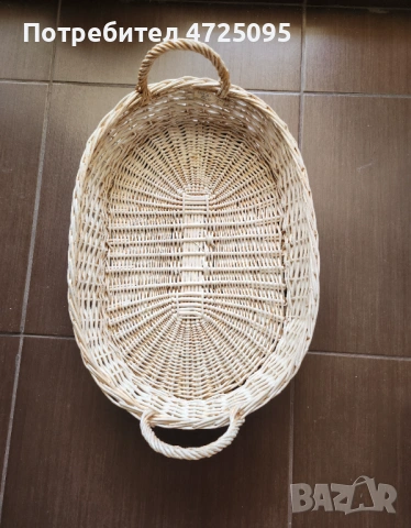 Ратанова кошница, снимка 2 - Декорация за дома - 53807477