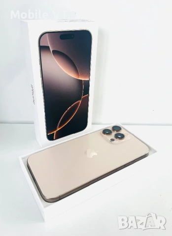 Като НОВ! iPhone 16 Pro Max 256GB Desert Titanium ГАРАНЦИЯ!