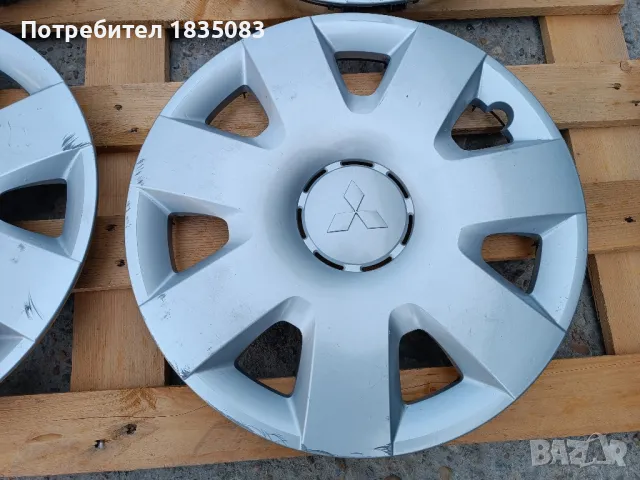 Оригинални тасове Mitsubishi 16 цола, снимка 2 - Аксесоари и консумативи - 47348520