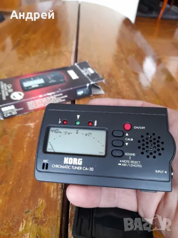 KORG Chromatic Tuner CA-30, снимка 6 - Други ценни предмети - 50095934