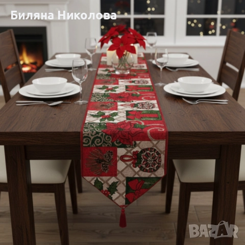 Коледна покривка за маса - идеалната празнична декорация