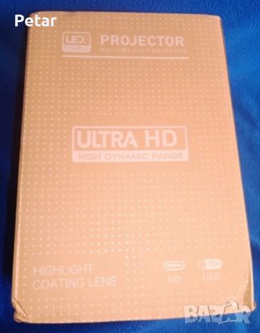 Проектор 4К Ultra HD Pro Android 11 WiFi резолюция 1280×720P, снимка 6 - Плейъри, домашно кино, прожектори - 45625286