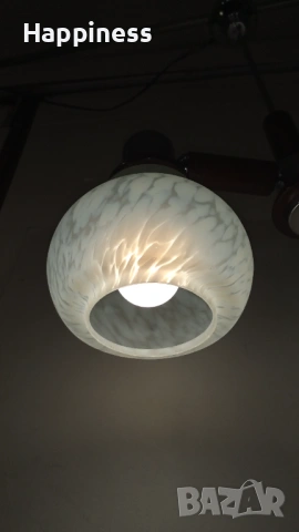 Абажур (лампион) Е27 - с Нови LED крушки 2х8,5W - 4000K, снимка 3 - Лампи за таван - 54175350