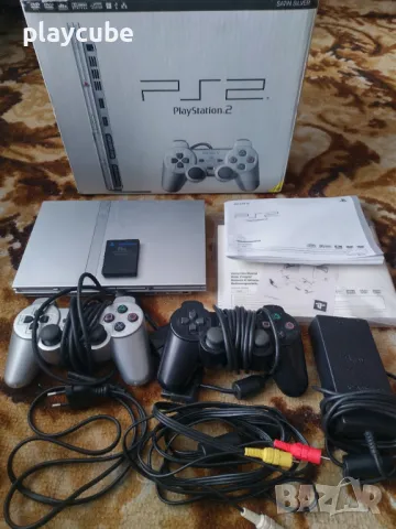 PlayStation 2 - PS2 - Конзола (Silver), снимка 1 - PlayStation конзоли - 46945155