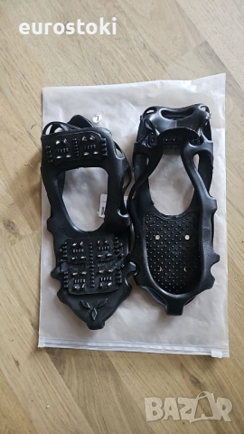 Ледени котки за обувки и ботуши за жени и мъже, за ходене по сняг, лед, противоплъзгащи се, снимка 8 - Спортна екипировка - 52134229