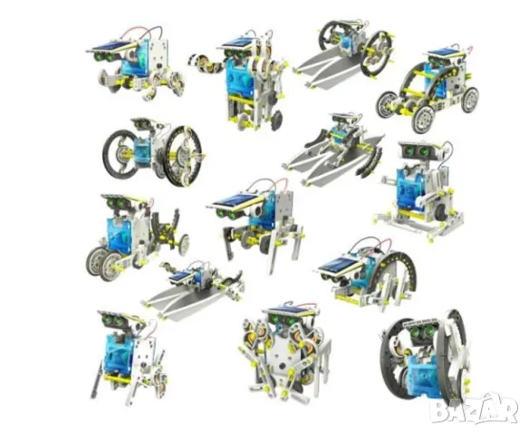 Конструктор - соларен робот 14 в 1 / Развива иновативното мислене на детето; Насърчава развитието; Р, снимка 10 - Конструктори - 49203744
