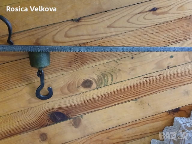 Стар ретро кантар с топуз , снимка 5 - Антикварни и старинни предмети - 53243306