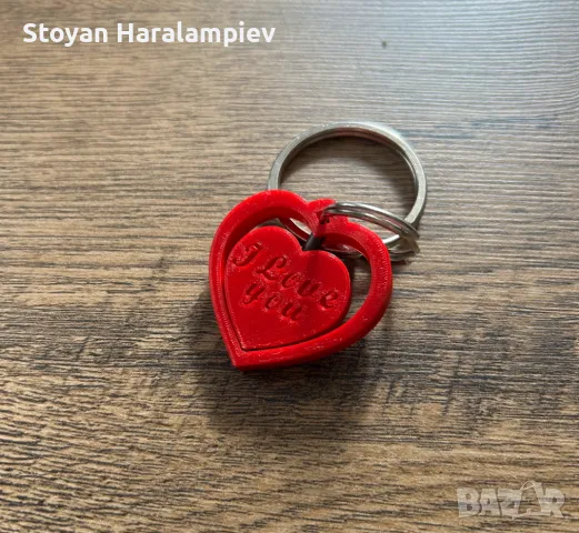 Сърце Ключодържател за Свети Валентин / Heart Keychain for Valentine's, снимка 3 - Други - 48734608