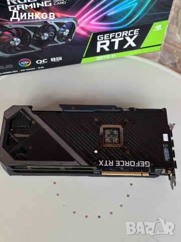 Видеокарта ASUS ROG Strix GeForce® RTX™ 3070 Ti OC, 8GB GDDR6X, снимка 4 - Видеокарти - 52870329