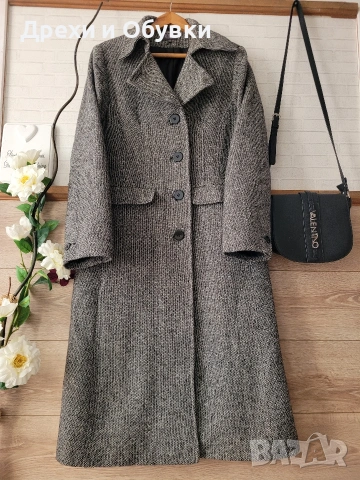 Дълго палто вълна , снимка 9 - Палта, манта - 52771002