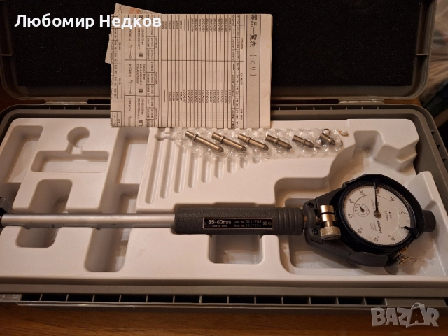 Вътромер микрометър Mitutoyo Tesa , снимка 2 - Други машини и части - 51573239