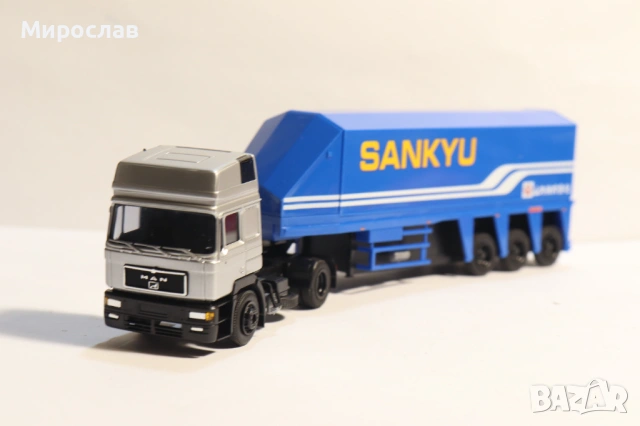 AWM H0 1/87 MAN КАМИОН МОДЕЛ ТРАНСПОРТ НА СТЪКЛО, снимка 2 - Колекции - 53250515