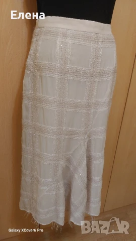 Пола Intrend Max Mara.100% коприна. размер S., снимка 8 - Поли - 50488421