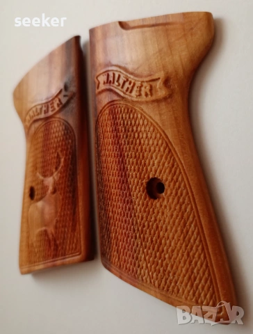 Дървени чирени за пистолет Walther PPK/E, снимка 2 - Оборудване и аксесоари за оръжия - 53716434