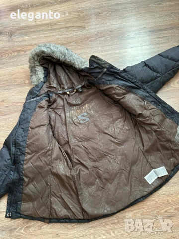 Висок клас дамска зимна пухенка Salomon Women's Clima-Pro Down Puffer Jacket., S размер, снимка 7 - Якета - 53619993